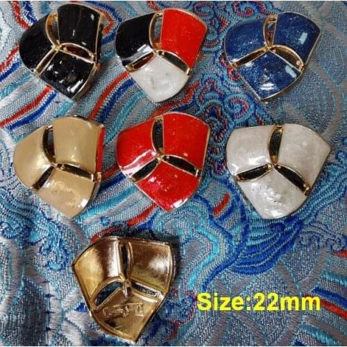 Wholesale 10pc High-grade Metal Alloy gold Drip oil Clothing Overcoat Jacket Buttons Coat Sweater Button Size 22mm Free shipping