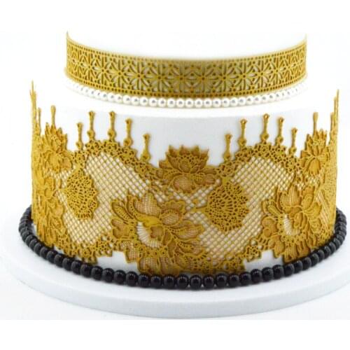 Birthday Wedding Cake Decorating Tools Impression Gum paste Tool Kitchen chocolate Sugar Baking Mould