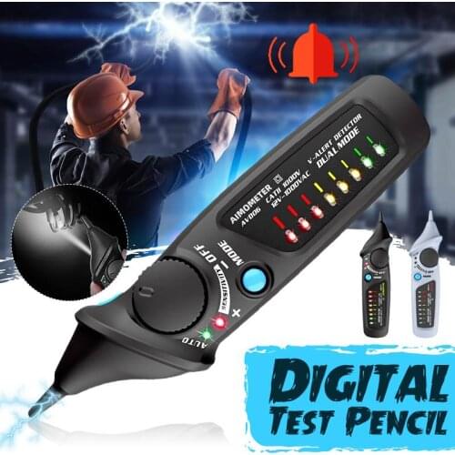 Portable Digital Test Pencil Multifunction Tester Electrical Voltage Detector Test Pen Electrician Electric Voltage Tester Volt