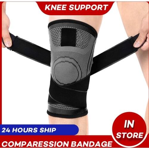 Outdoor Knee Support Professional Protective Sports Knee Pad Breathable Bandage Knee Brace Basketball Tennis Cycling joelheira