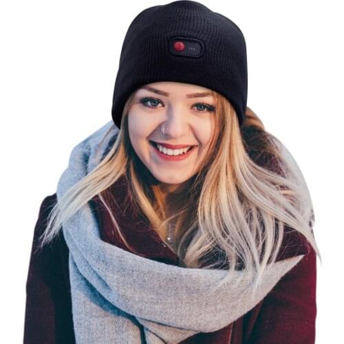 QILOVE battery hat for winter outdoor sports keep warm heat therapy quick heating head protect 3 levels control unisex gift Hot