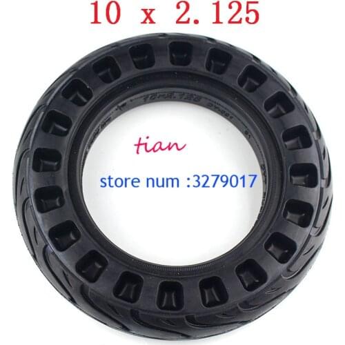 Free Shipping 10x2.125 honeycomb Solid Tyre for Smart Electric Balancing Scooter Folding E-Bike