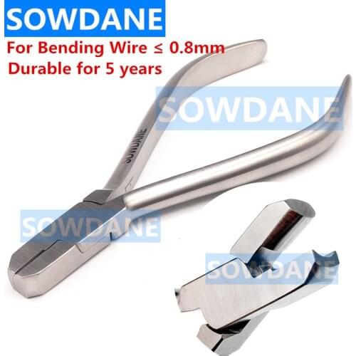 Dental Orthodontic Heavy Hollow Chop Contouring Arch Forming Plier Stainless Steel Wire Bending Forming for Maximum 0.9mm Wire