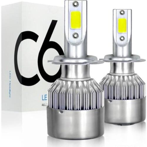 2PCS 4300K 72W 8000LM 6500K H4 H1 H3 Turbo LED Car Headlight H7 H8 H9 H11 H27/880/881 9005 HB3 9006 HB4 9007 Fog Light Bulb