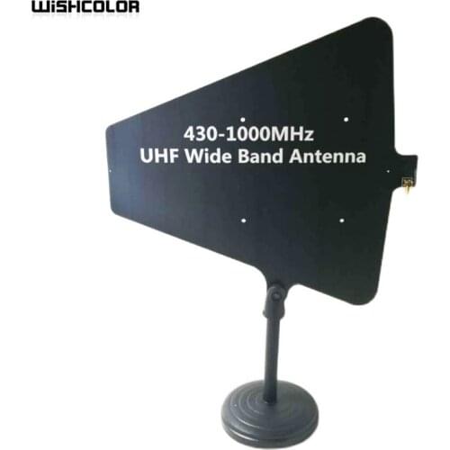 Wishcolor 430-1000MHz UHF Wideband Directional Periodic Antenna Check Interference For Spectrum Analyzer