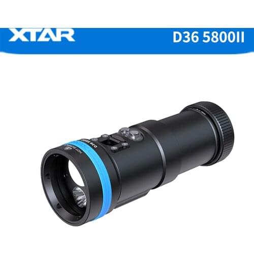 XTAR D36 Diving Flashlight Kit OLED Screen High Power Led flashlight max 5800 lumen diving light torch