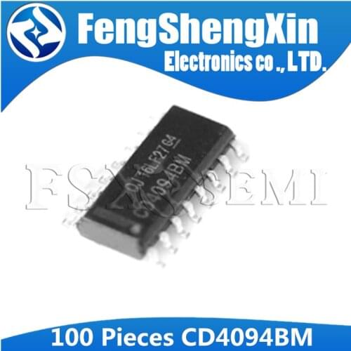 100pcs/lot New HEF4094BT SOP16 CD4094BM SOP HCF4094 SOP-16 HEF4094 Shift register IC