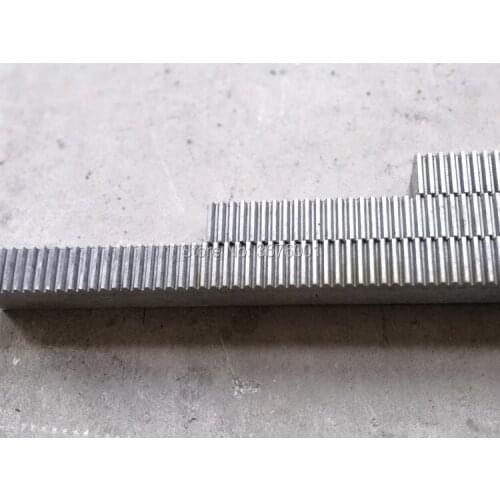 2pcs 1M 1.0 Mod 15*15*495mm Mold Gear Rack Precision CNC Rack (straight teeth) Toothed rack