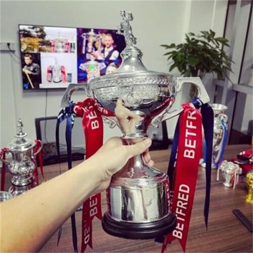 Free shiping sale English billiards Snooker ballsSnooker World championship trophy award Nice Gift for Snooker Souvenirs Award