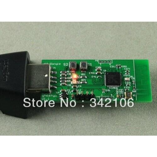Free Shipping! TI CC2540 USB Dongle Bluetooth development board protocol analyzer packet sniffer
