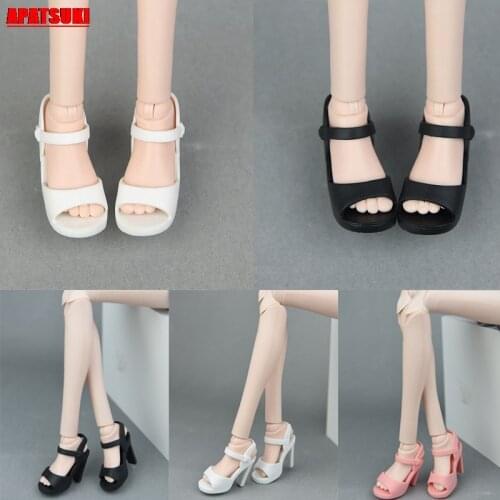 1 Pair Summer High Heels Sandals for 1/4 BJD Doll Shoes for 40-50cm XINYI Doll Heeled Shoes Best Gifts for Children Kids DIY Toy