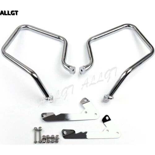 Black Motorcycle Rear Crash Bar Guard Protection for BMW R1200RT 2014-2016