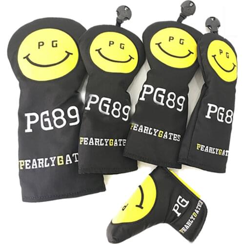 Golf Club #1 #3 #5 Wood Headcovers Driver Fairway Woods cover PU Leather Head Covers Set Protector Golf Accessories