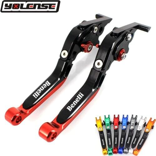 For Benelli Tre-K 1130 TNT 1130 Sport/Evo Stels600 Keeway RK6 Motorcycle Folding Extendable Brake Clutch Levers LOGO Benelli
