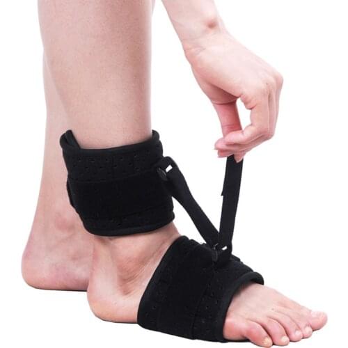 1PC 2PCS Adjustable Plantar Fasciitis Night Splint Foot Drop Orthosis Stabilizer Elastic Toe Protector Night Splints Pain Relief