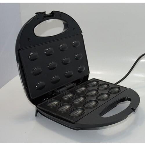 Electric Walnut Cake Maker Automatic Mini Nut Waffle Bread Machine Sandwich Iron Toaster Baking Breakfast Pan Oven EU plug