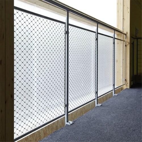 Pliable Inox Balustrade And Railing Cable Rope Wire Mesh