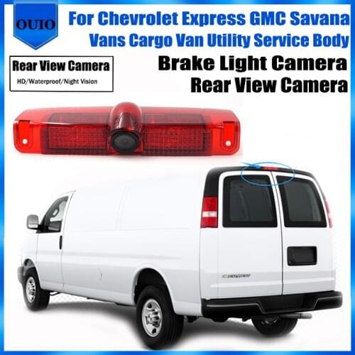 Rear View Reverse Camera For Chevrolet Express GMC Savana Vans Cargo Van Utility Service Body BackUp Parking Brake light Camera
