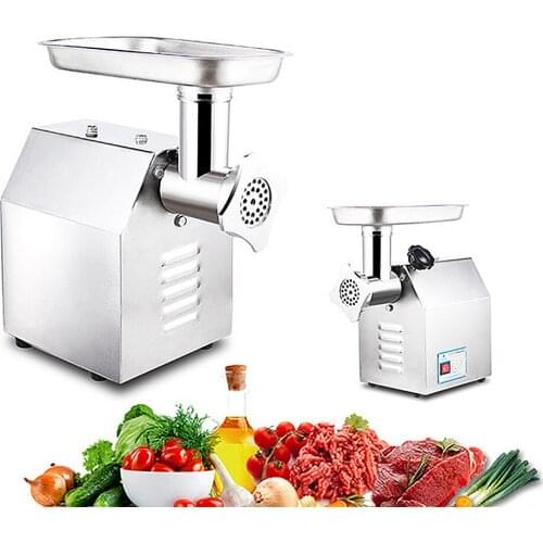 Commercial Meat Mincer Stainless Steel Meat Grinding Machine Electric Meat Grinder Multifunctional Household Meat Grinder