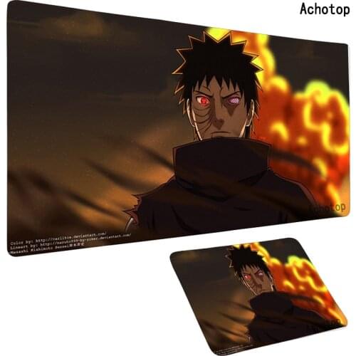 Anime Obito Uchiha Computer Mouse Pad XL Gamer Mouse Pads Large Gaming Mousepad XXL Desk Mause Mat Keyboard Mouse Carpet Gaming