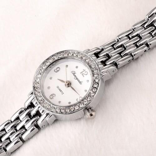 Fashion Womens Watches Luxury Rhinestone Silver Watch Women Watches Bracelet Ladies Watch Clock reloj mujer zegarek damski