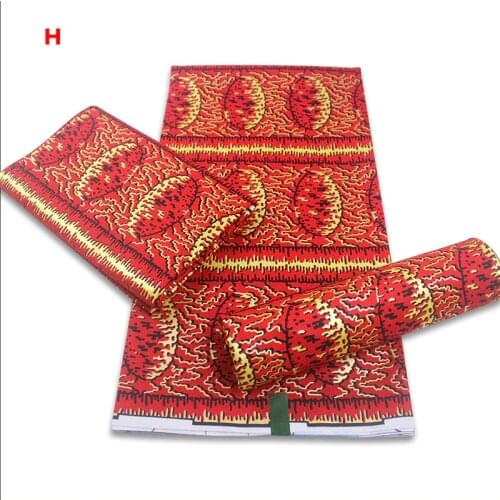 New Style Ankara African Wax Fabrics Nigerian Wax Print Fabric High Quality African Ghana Golded Wax Fabrics For Patchwork 1-9