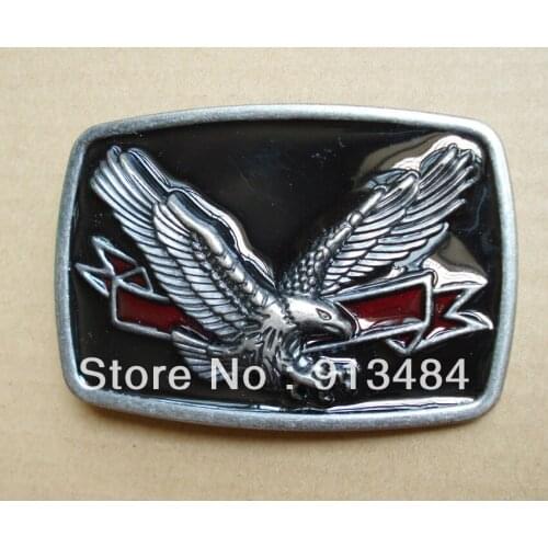 Flying eagle belt buckle with black epoxy JF-B443 brand new condition with continous stock