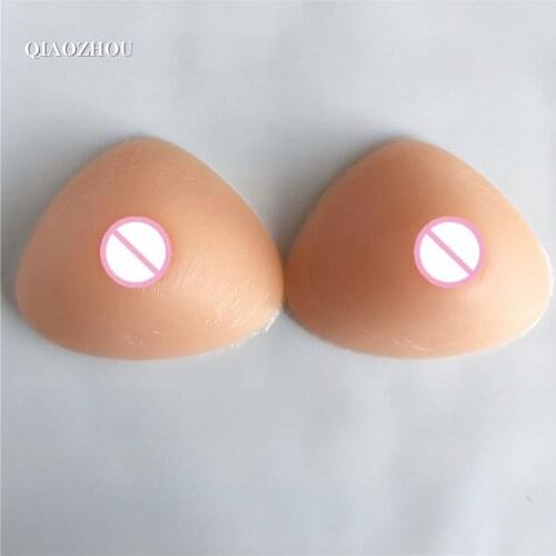 600g B cup lifelike silicon breasts for crossdresser real soft artificial silicone boobs shemale drag queen mastectomy use
