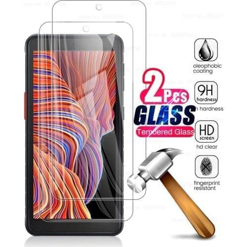 Samung x cover5 glass 2pcs protective glasses for samsung galaxy xcover5 xcover 5 sm-g525f/ds 5.3'' screen protectors film cover