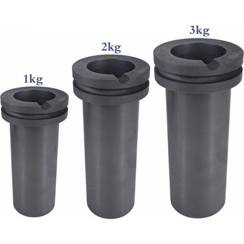 High-purity graphite crucible small melting furnace special high temperature resistant precious metal double ring melting crucib