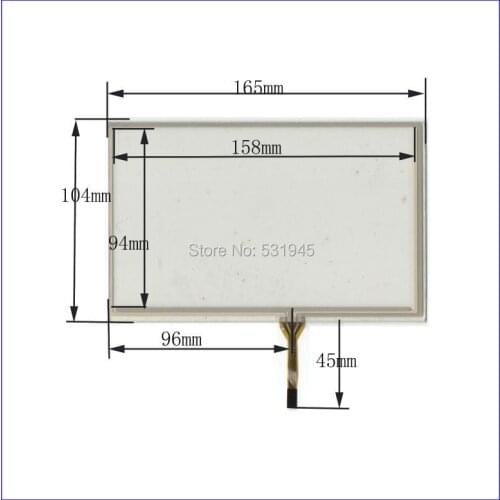 ZhiYuSun NEW 7inch For car radio Touch Screen panel 165mm*104mm Touch scesor Freeshipping