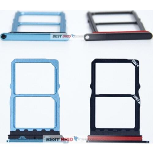 1pcs New SIM Tray Replacement Parts For Huawei P30 Dual SIM Card Holder Slot Tray Container Adapter