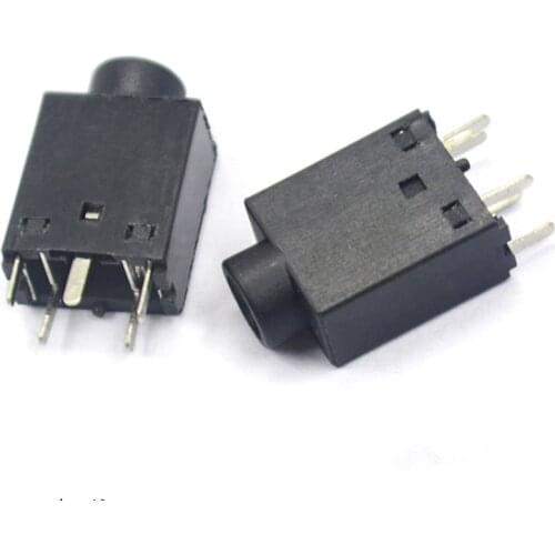 10pcs!!! PJ-358 dual channel master headphone socket headphone jack DIP