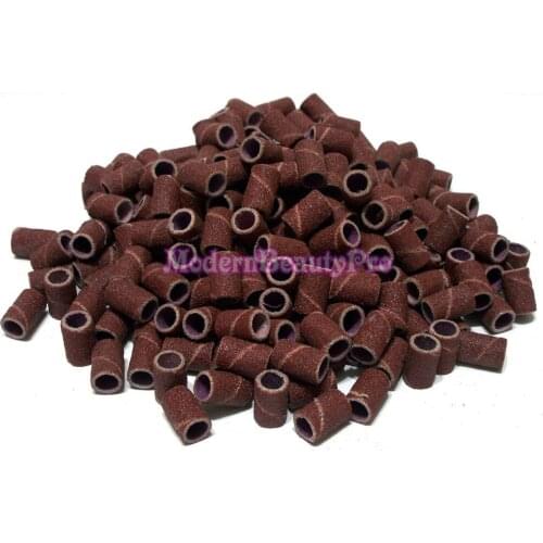 100 PCS #80 Sanding Band Machine Replacement Bits Nail Art Pedicure Drill Tool