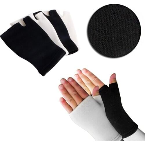 2 x Elastic Palm Glove Hand Wrist Supports Arthritis Brace Sleeve Support New