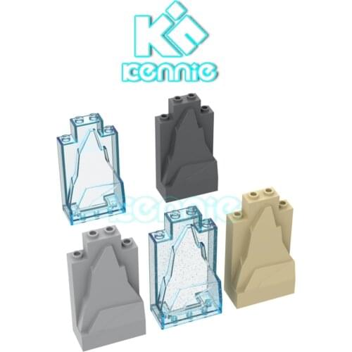 20pcs/lot Kennie Building Blocks rock rockery parts Compatible with wall element 2x4x6, mountain NO.47847 NO.54782