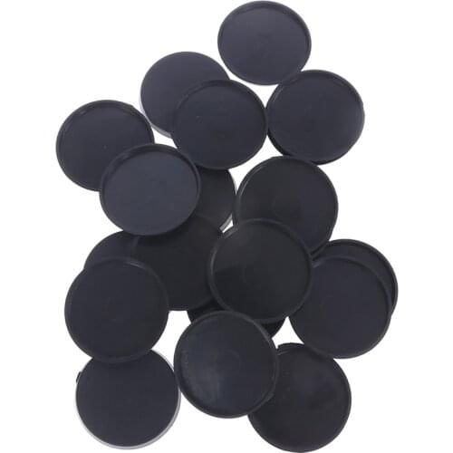20pcs 40mm Plastic Lipped Bases Table Games Model Bases 30mm Lipped Round Bases