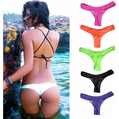 2021 Sexy Thong Low Waist Panties Women g String Bikini Panties Fitness Lady Lingerie sexy bikini micro brazilian swimsuit women