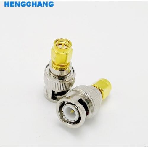 BNC to SMA RF Adapter converter BNC Male to SMA Male Plug Coaxal Adapter 10pcs/lot