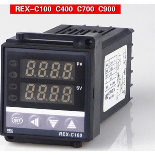 For RKC REX-C100 REX-C400 REX-C700 REX-C900 Intelligent Temperature Controller Thermostat for K,J,R,S,B,E,N,T,PT100 Type Sensor