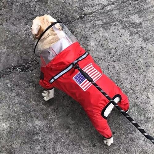 French Bulldog Raincoat Dog Pet Rain Coat Clothes Puppy Waterproof Windbreaker Jacket Small Medium Dogs Pug Dropshipping HPC05
