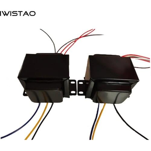 IWISTAO 23W Tube Amplifier Output Transformer 1 Pair Pull-Push Z11 Silicon Steel Shield Cover for 6P1 6P6P 6P14 FU29 6AQ5 6F6