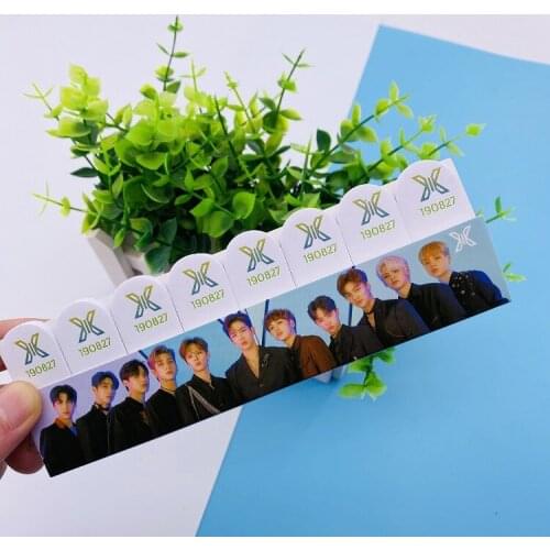 KPOP X1 X One Post Note N Times Post It Note New Concert Stickers Photo Sticky Note Fans Gifts Note-pad Tags Wholesae