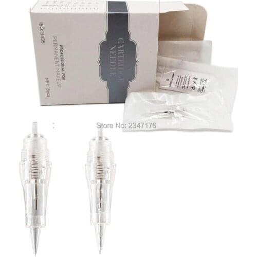 50pcs micro needles permanent makeup Aimoosi A5 for Device Eyebrow lip eyeliner Digital machine tattoo needle 1RL/3RL/5RL/5F/7F