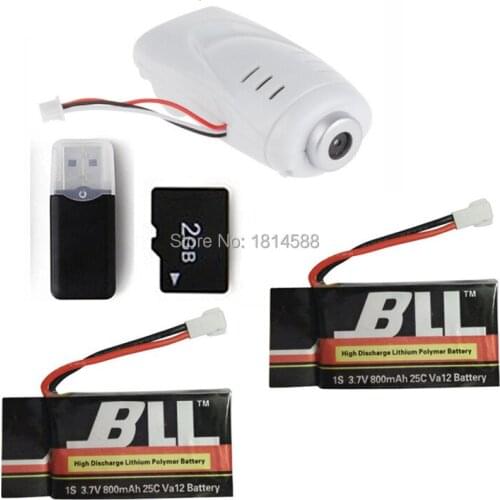 Wholesale Syma X5SC X5C X5C-1 axis aircraft accessories remote control helicopter parts 200W camera and 3.7V 800mah battery 2