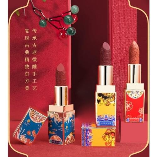 Essential Beauty Products Wholesale Makeup Cosmetics Long Lasting Chinese Style Classic Lipstick Suit