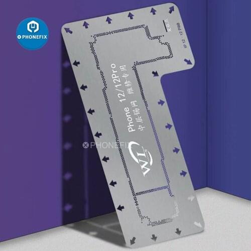 WL Comprehensive / Middle Layer Steel Mesh for iPhone 12 12Pro 12ProMax Motherboard BGA Tin Planting BGA Reballing Steel Mesh
