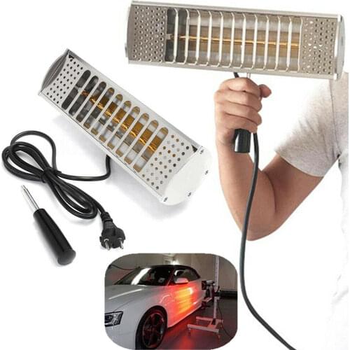 1000W Portable Car Paint Curing Lamp Solar Film Filter Car Body Paint Spray Drying Infrared Heating Auto Light Wave