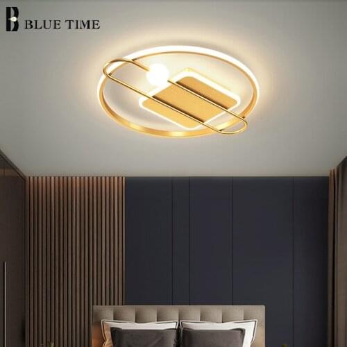 Modern LED Ceiling Lights for Living Room Dining Room Bedroom Decor Lights Chandeliers Home Indoor Lighting Gold Ceiling Lamps
