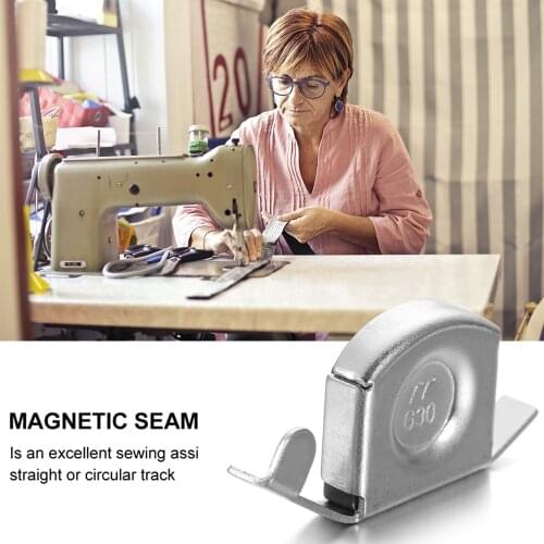 Magnetic Seam Guide Sewing Machine Accessories Magnet Sewing Gauge Sewing Presser Quilting Stitch Straight Fabric Guides Needle